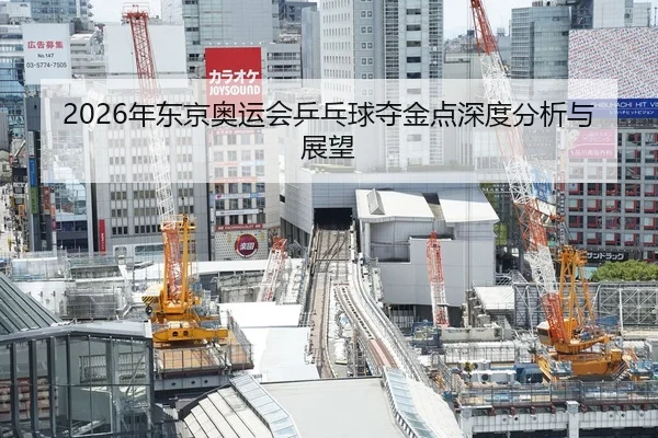 2026年东京奥运会乒乓球夺金点深度分析与展望